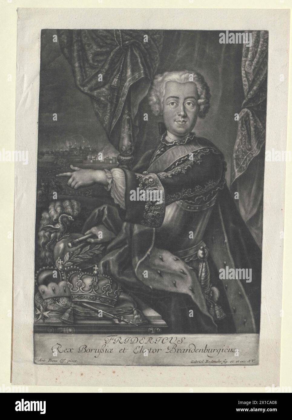 Frédéric II, Roi de Prusse, - 19830422 PD67764 - Rechteinfo : droits gérés (RM) Banque D'Images