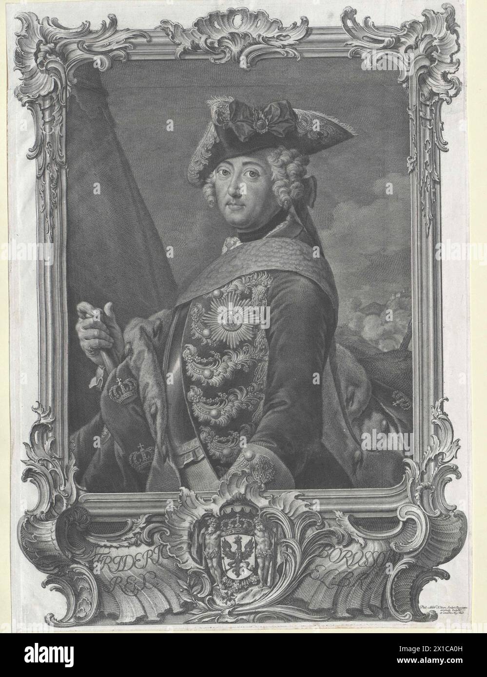 Frédéric II, Roi de Prusse, - 19830422 PD67963 - Rechteinfo : droits gérés (RM) Banque D'Images