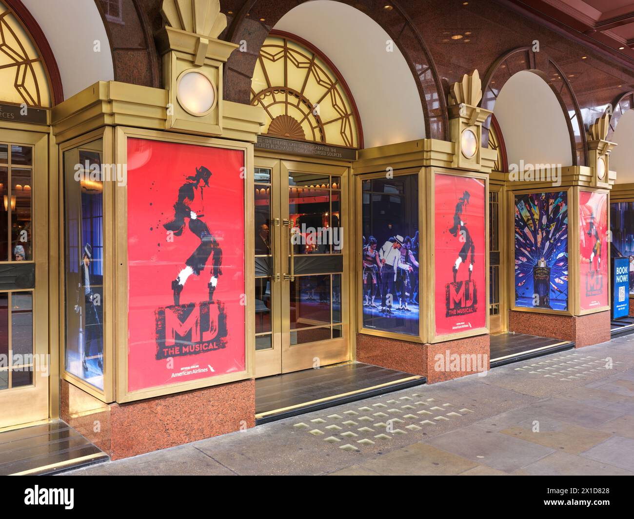 MJ au Prince Edward Theatre, Londres, Angleterre, avril 2024. Banque D'Images