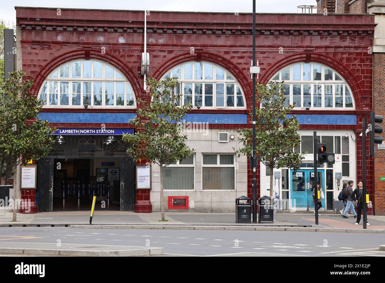 Station de métro Lambeth North London Banque D'Images