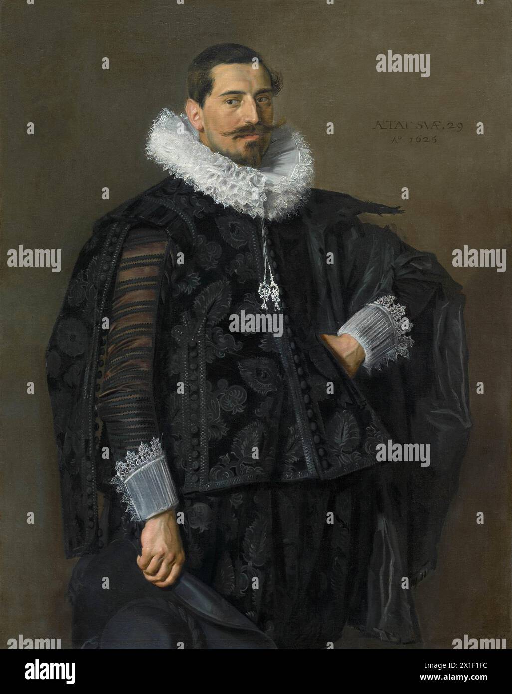 Portrait de Jacob Pietersz Olycan (1596-1638), 1625, Mauritshuis. Banque D'Images
