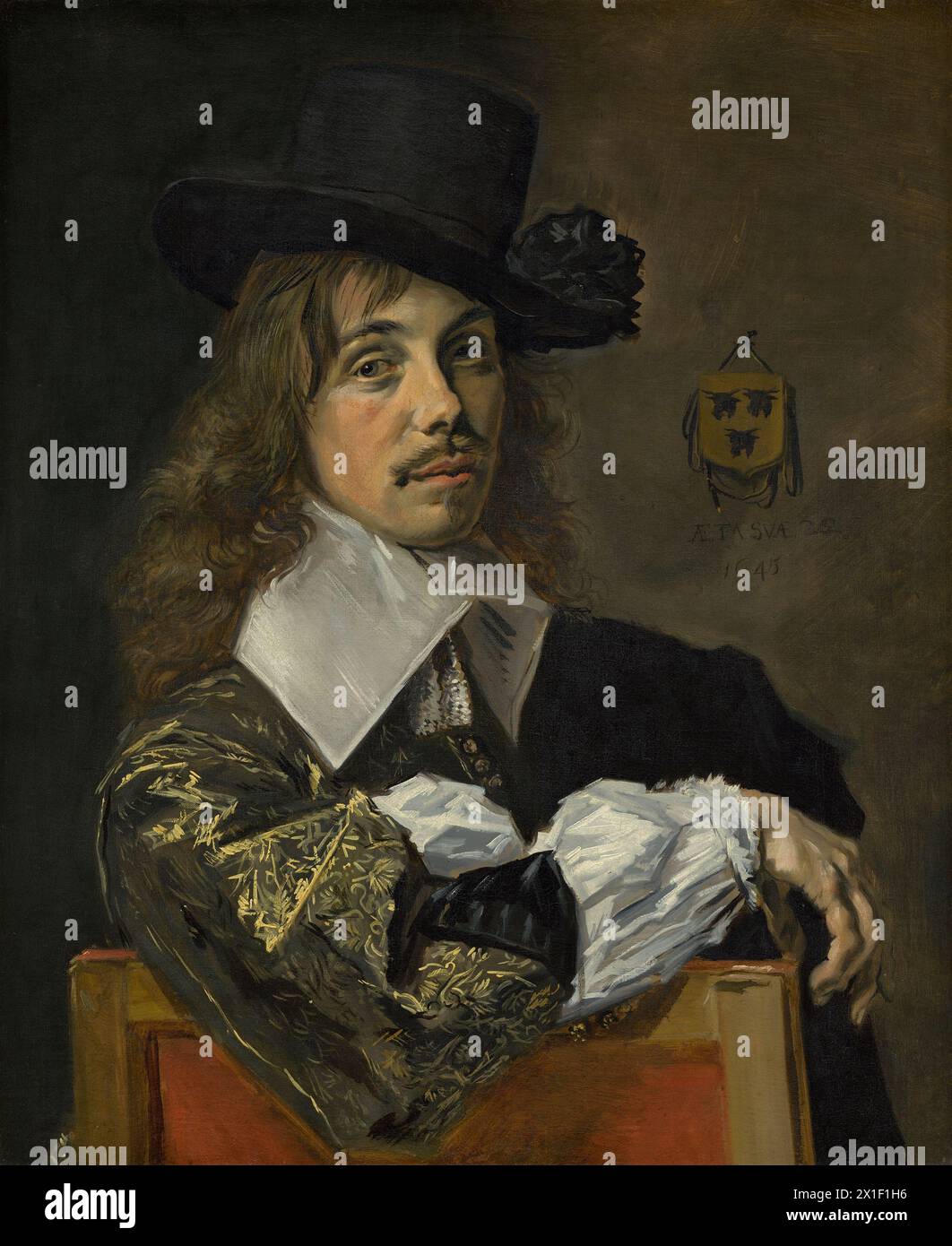 Frans Hals (néerlandais, v. 1582/1583 - 1666), Willem Coymans, 1645, huile sur toile, Andrew W. Mellon Collection Banque D'Images