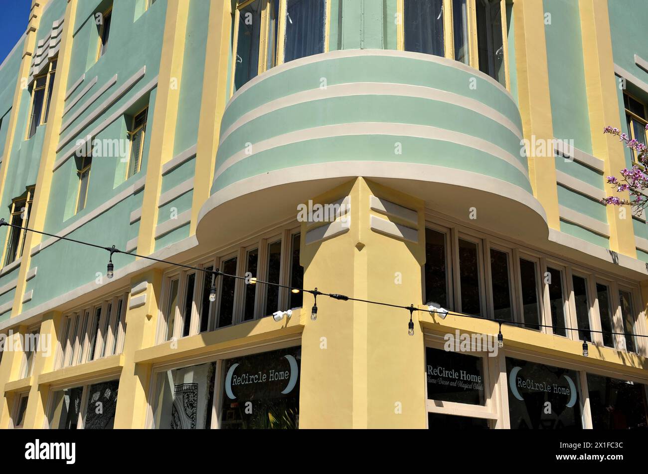 Hôtel Metropolitan, art déco, architecture, long Beach, Californie, ÉTATS-UNIS Banque D'Images