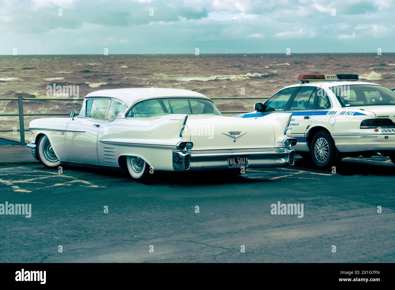 Coupé Cadillac Deville des années 1950 Banque D'Images