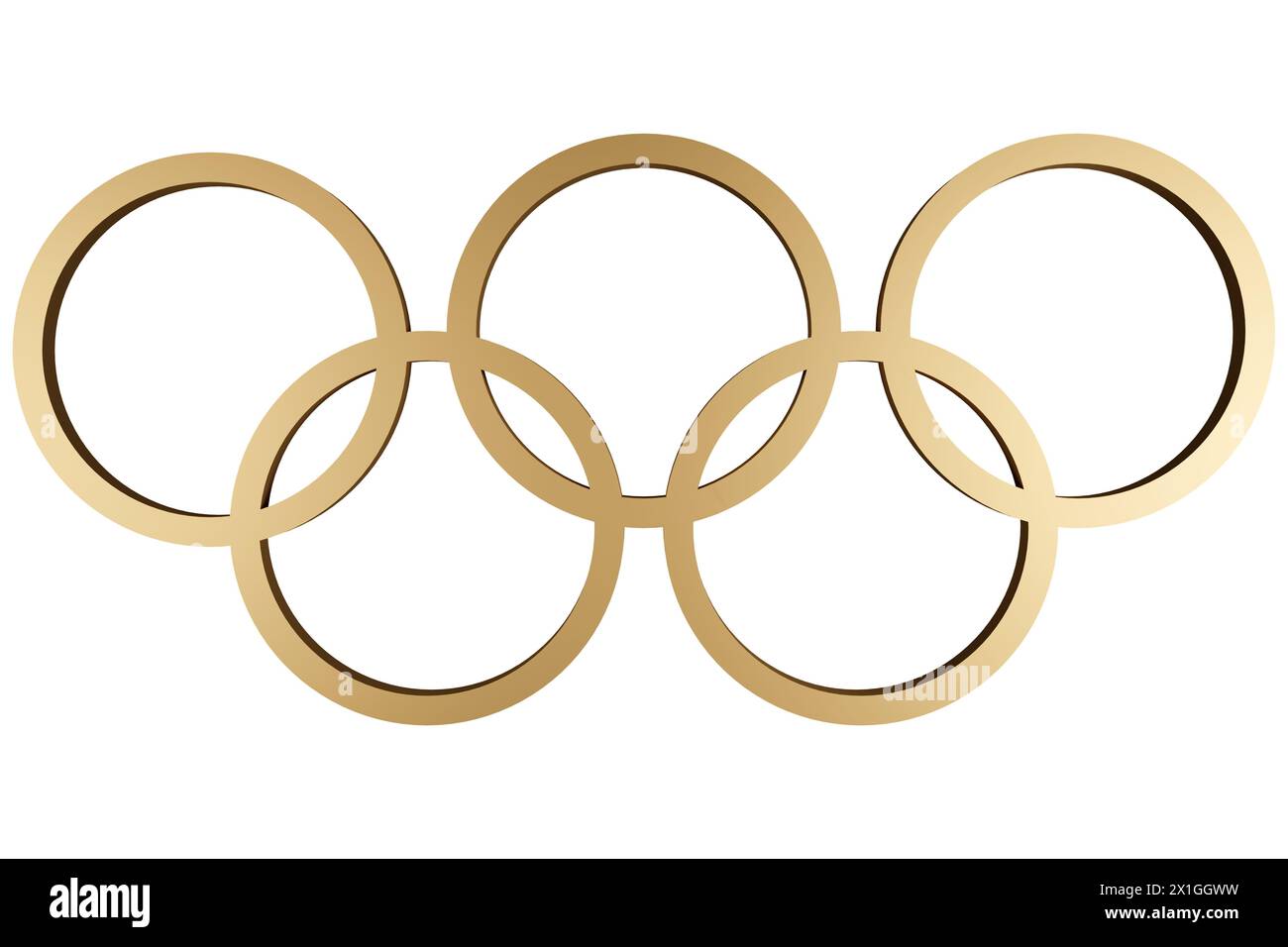 Drapeau olympique avec le symbole officiel des Jeux Olympiques. 5 cercles, 5 continents. Banque D'Images