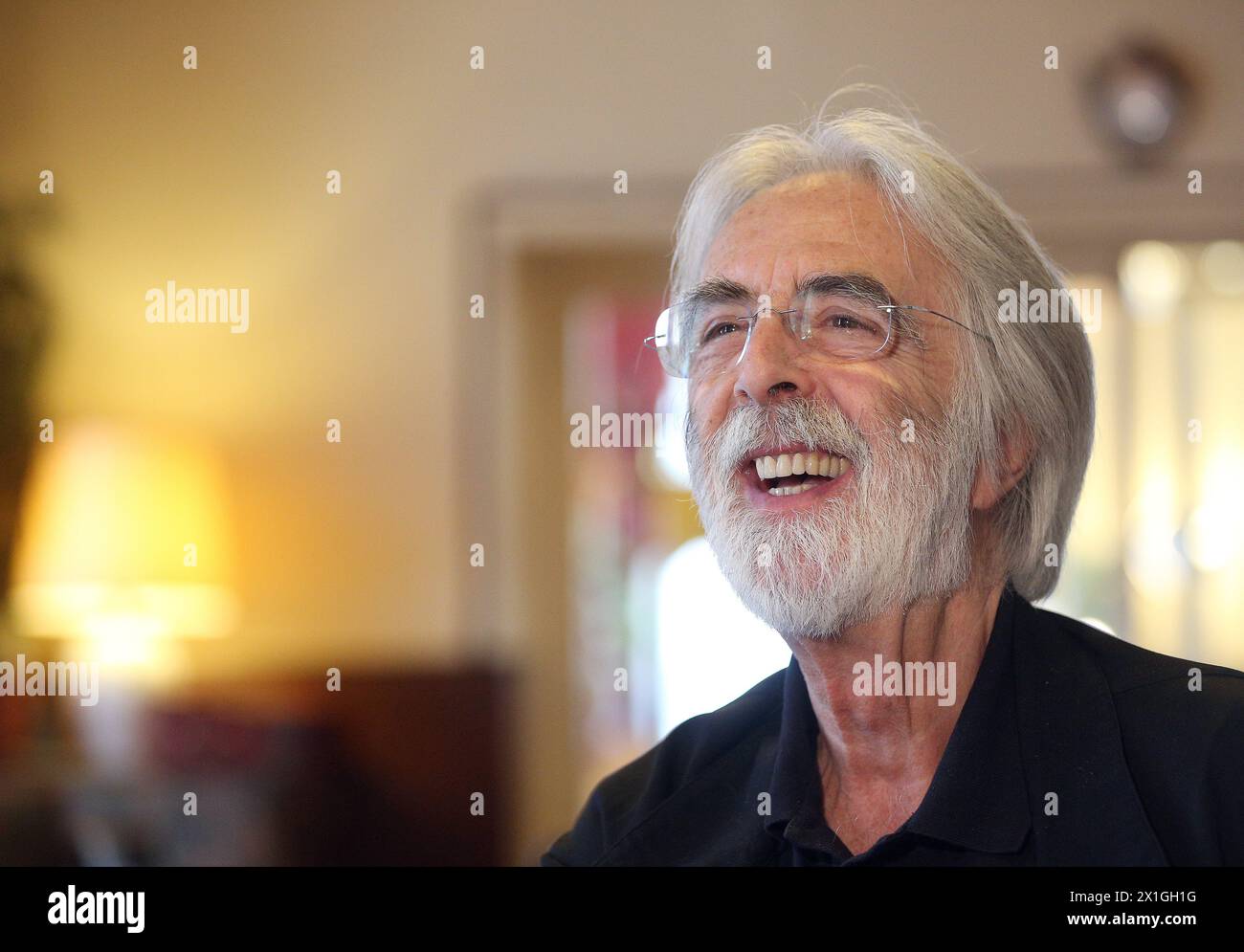 Vienne - le réalisateur autrichien Michael Haneke lors d'une interview le 08 août 2012. PHOTO : Michael Haneke - 20120807_PD6880 - Rechteinfo : droits gérés (RM) Banque D'Images