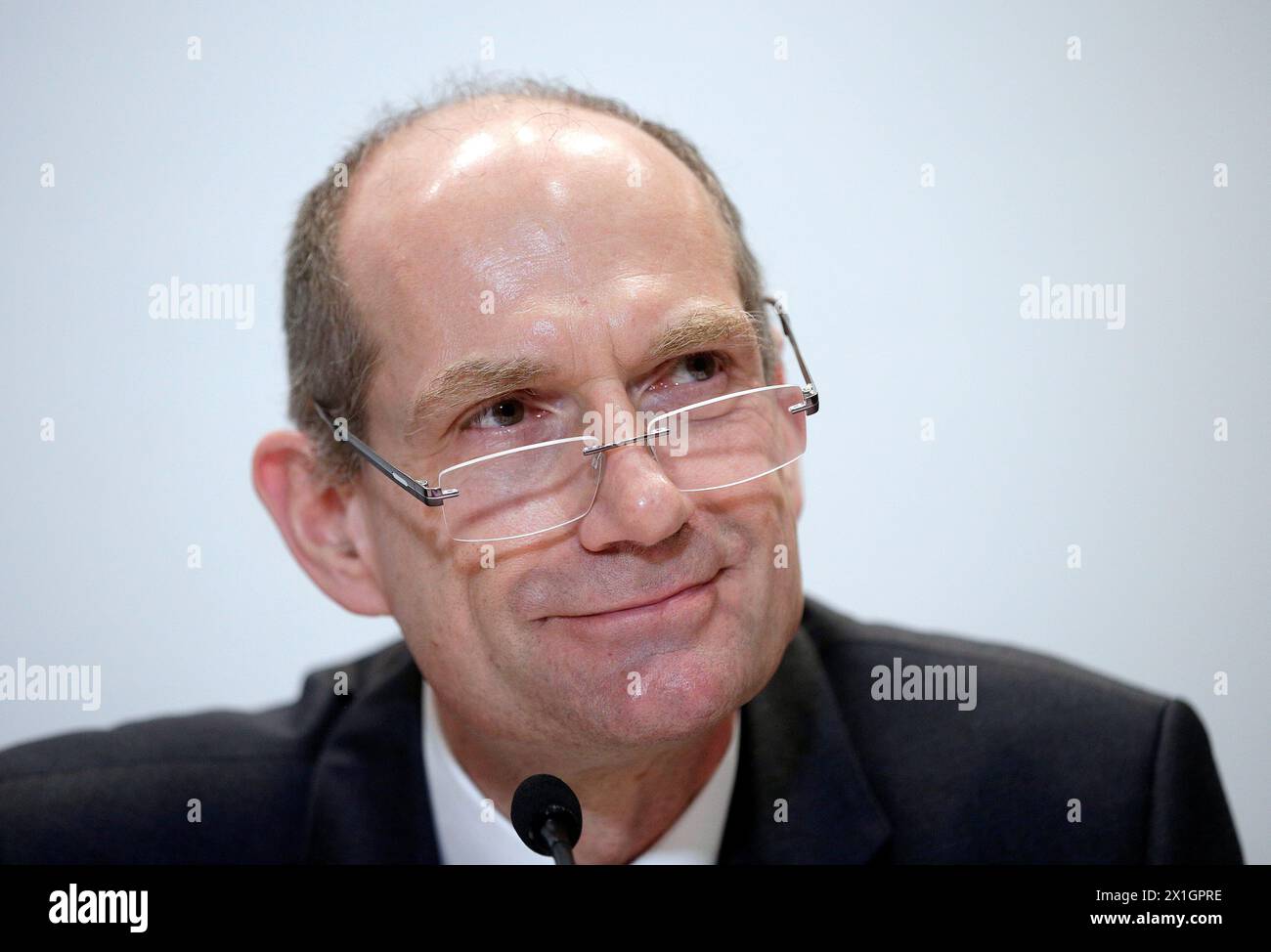 Le président désigné de la Hypo Alpe Adria Bank Martin Czurda lors d'une conférence de presse à Vienne le 19 décembre 2013. - 20131219 PD1279 - Rechteinfo : droits gérés (RM) Banque D'Images