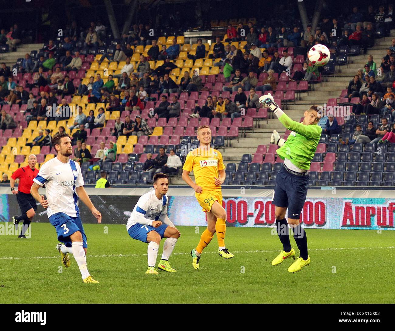 UEFA Euro League troisième tour de qualification match de première manche SV Scholz Groedig contre FC Zimbru Chisinau à Salzbourg, Autriche, 31 juillet 2014. - 20140731 PD5359 - Rechteinfo : droits gérés (RM) Banque D'Images