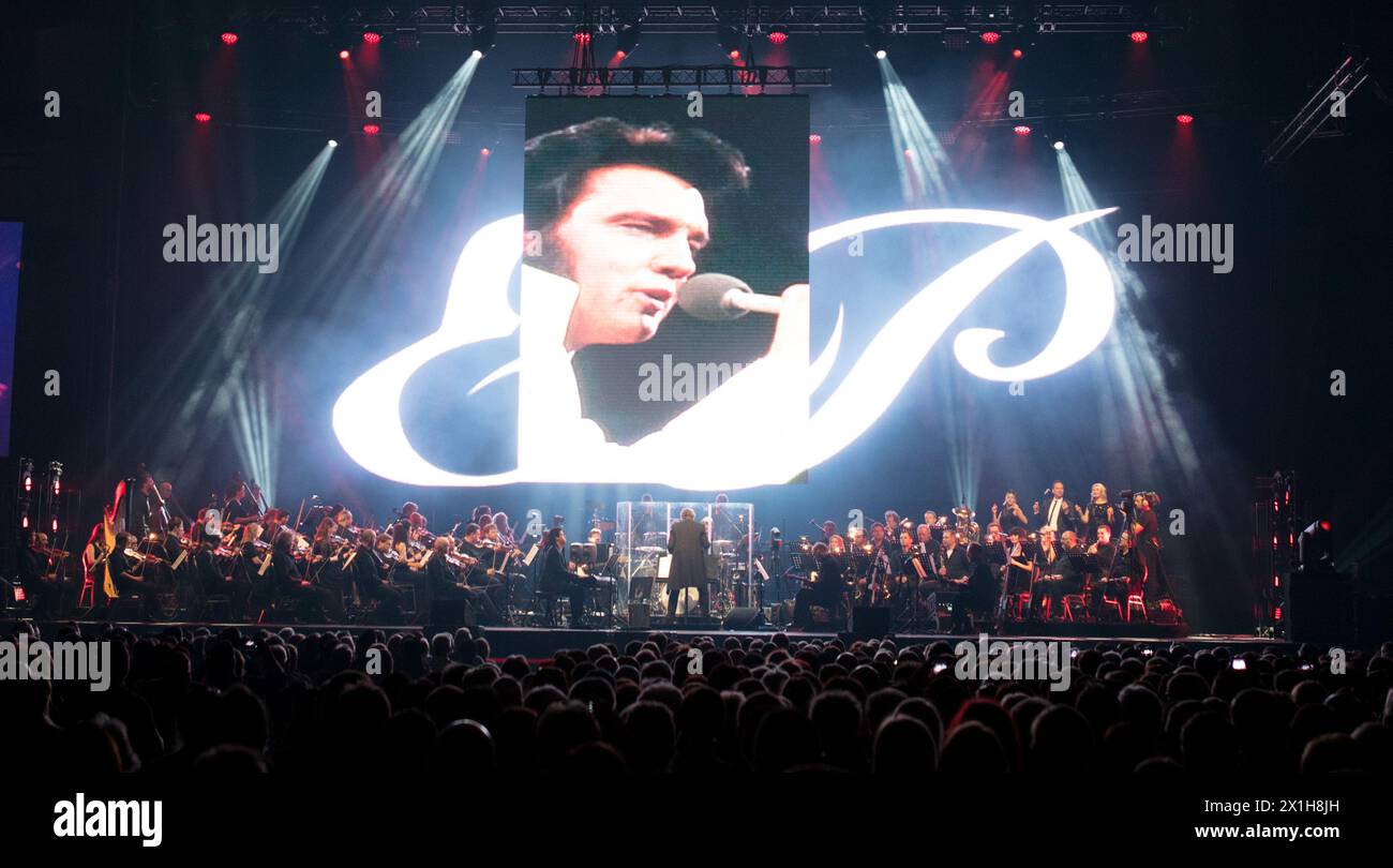 Priscilla Presley lors du concert 'Elvis in concert 2017 - The King Live on Screen' à Vienne, Autriche, le 22 mai 2017. - 20170522 PD7473 - Rechteinfo : droits gérés (RM) Banque D'Images