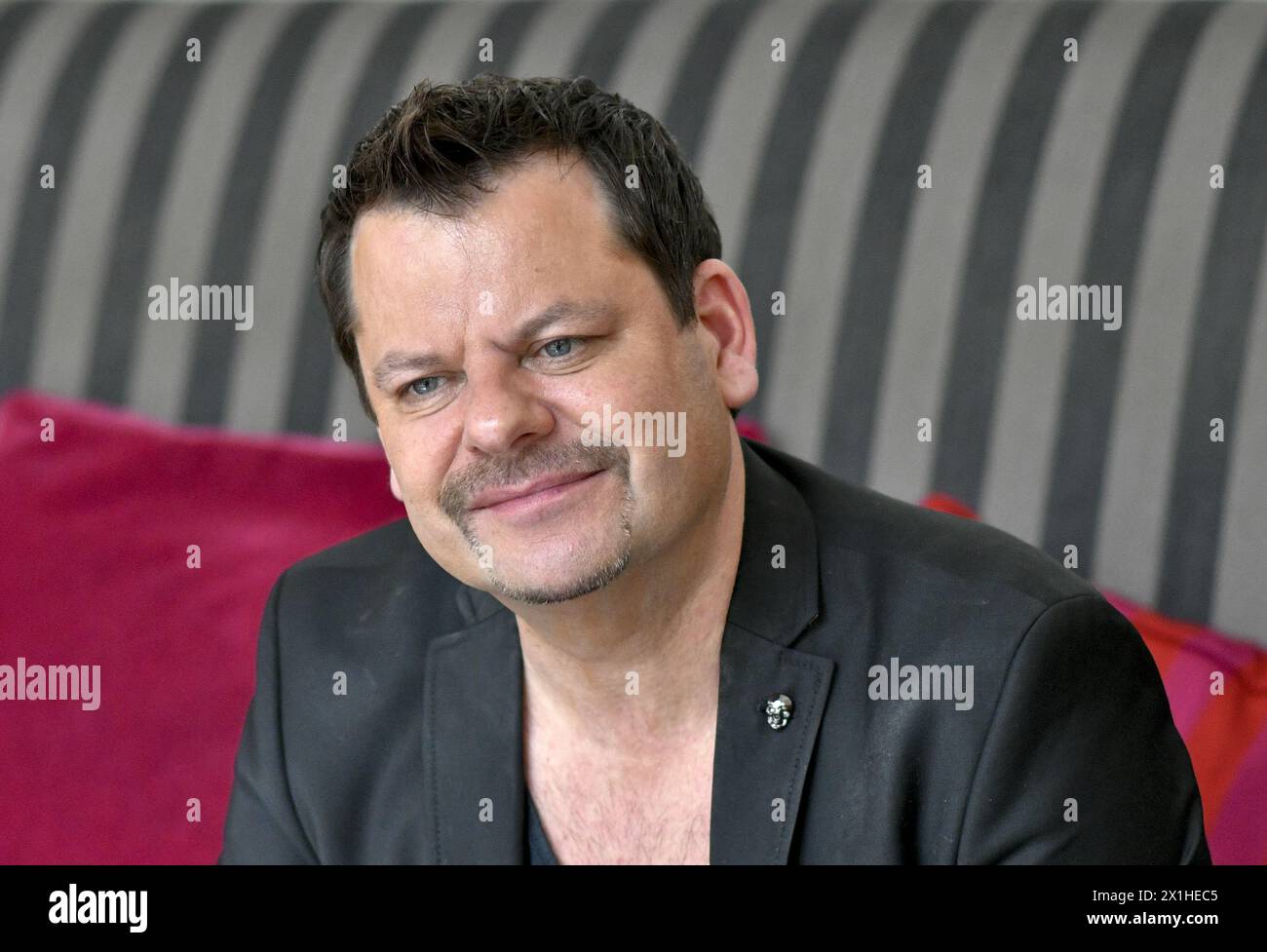 Le comédien allemand Ingo Appelt lors d'un entretien avec Austria presse Agentur à Vienne, Autriche, le 25 mars 2019. - 20190325 PD13310 - Rechteinfo : droits gérés (RM) Banque D'Images