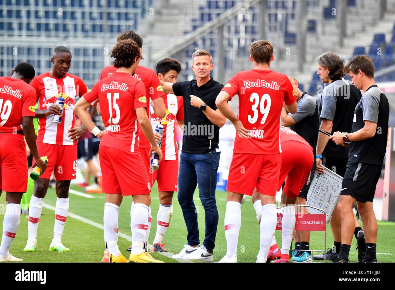 Coach Jesse Marsch (FC Red Bull Salzburg) lors du match de tipico Bundesliga entre FC Red Bull Salzburg et TSV Hartberg à Salzbourg, Autriche, le 28 juin 2020. - 20200628 PD4463 - Rechteinfo : droits gérés (RM) Banque D'Images