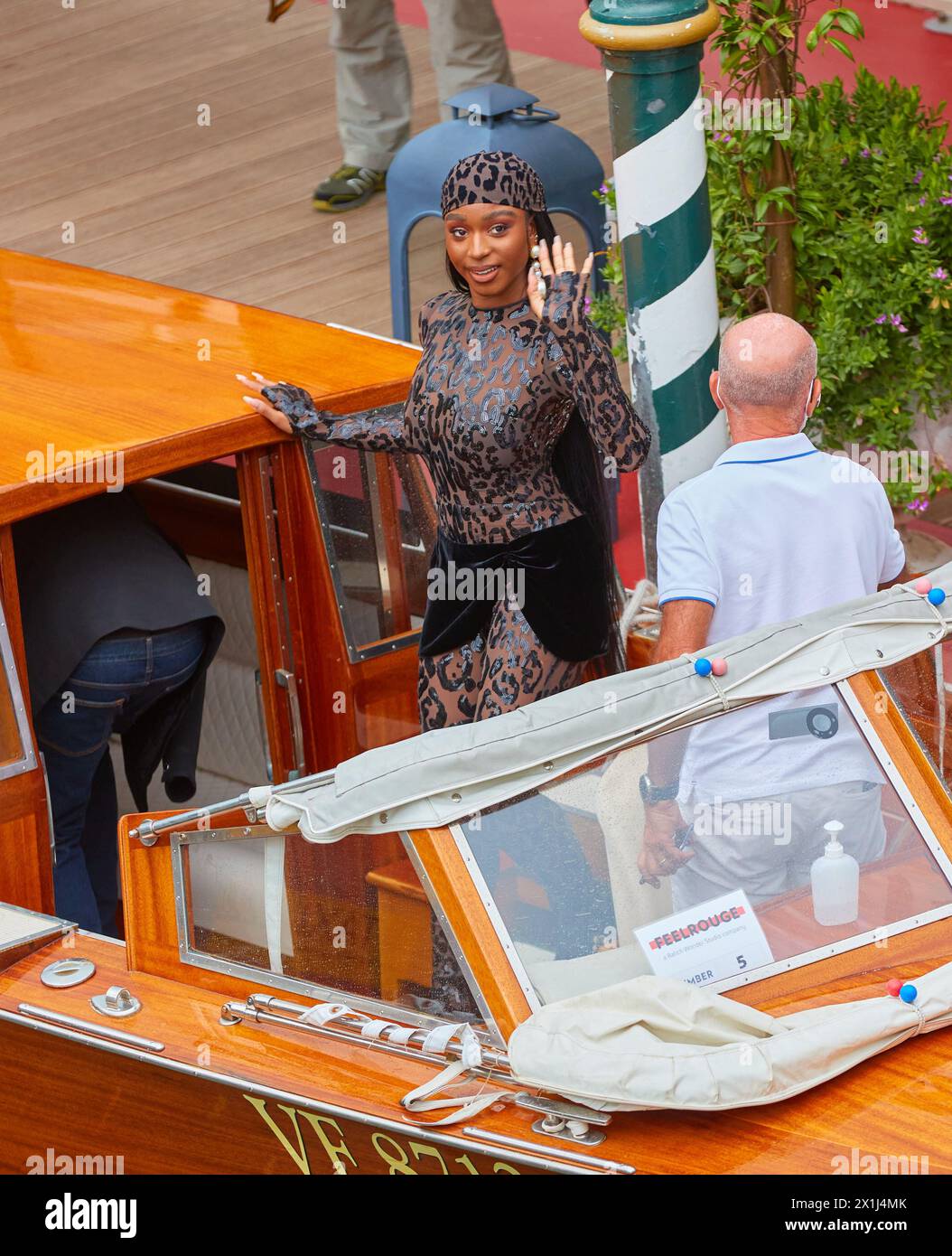 Copyright : Starpix/Alexander TUMA, 30.08.2021 Venice, Italy, NORMANI ( Kordei Hamilton ), , Lido à l'Hôtel Excelsior pendant 3 jours événement de i Dolce & Gabbana - 20210830 PD6404 - Rechteinfo : droits gérés (RM) Banque D'Images