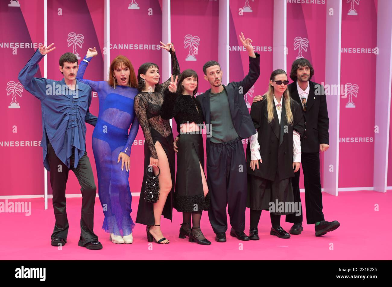 Cérémonie d'ouverture du 7ème Festival International des Canneseries le 05 avril 2024 à Cannes, France. FAMA © Fausto Marcifun Banque D'Images