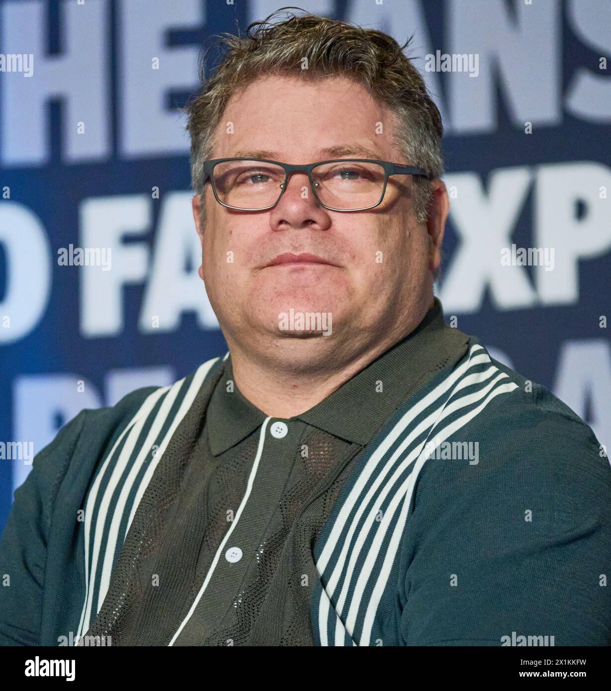 PHILADELPHIE, PA, États-Unis - 03 JUIN 2023 : Sean Astin Q&R à FAN EXPO au Pennsylvania Convention Center. Banque D'Images