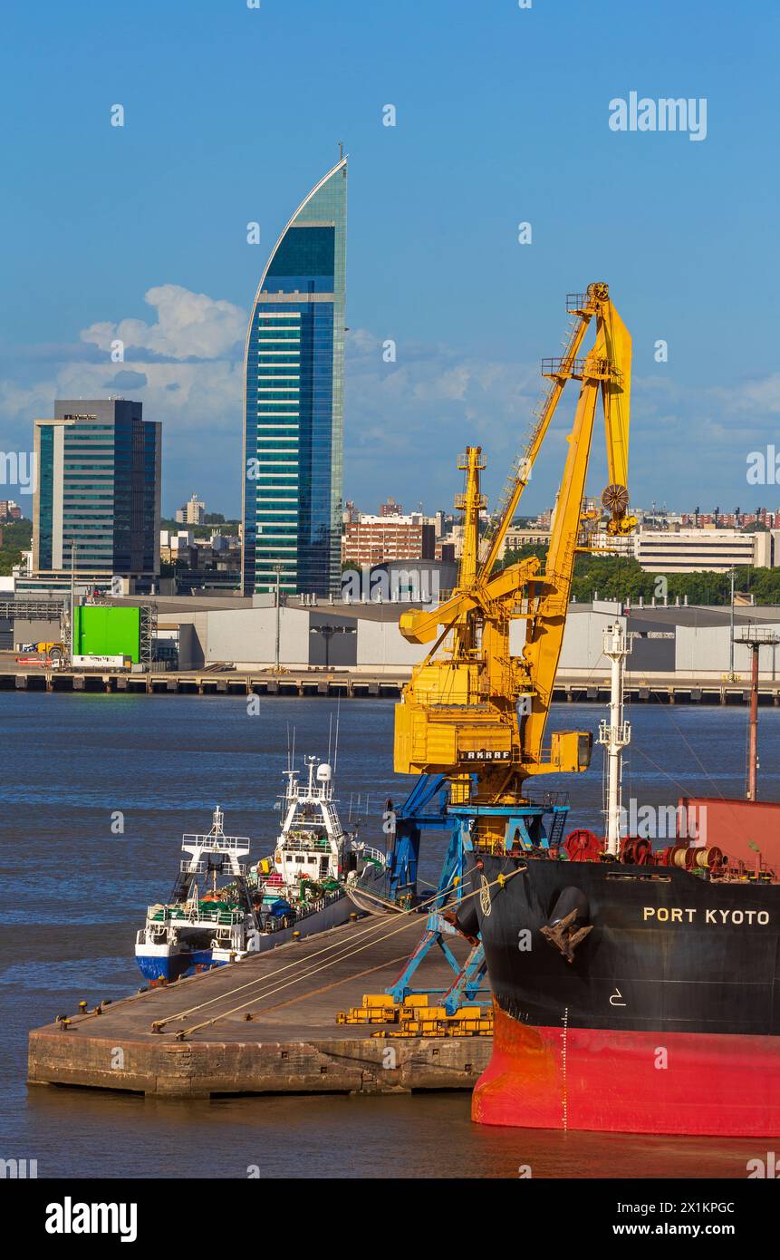 Port Kyoto vraquier, Port de Montevideo, Uruguay, Amérique du Sud Banque D'Images