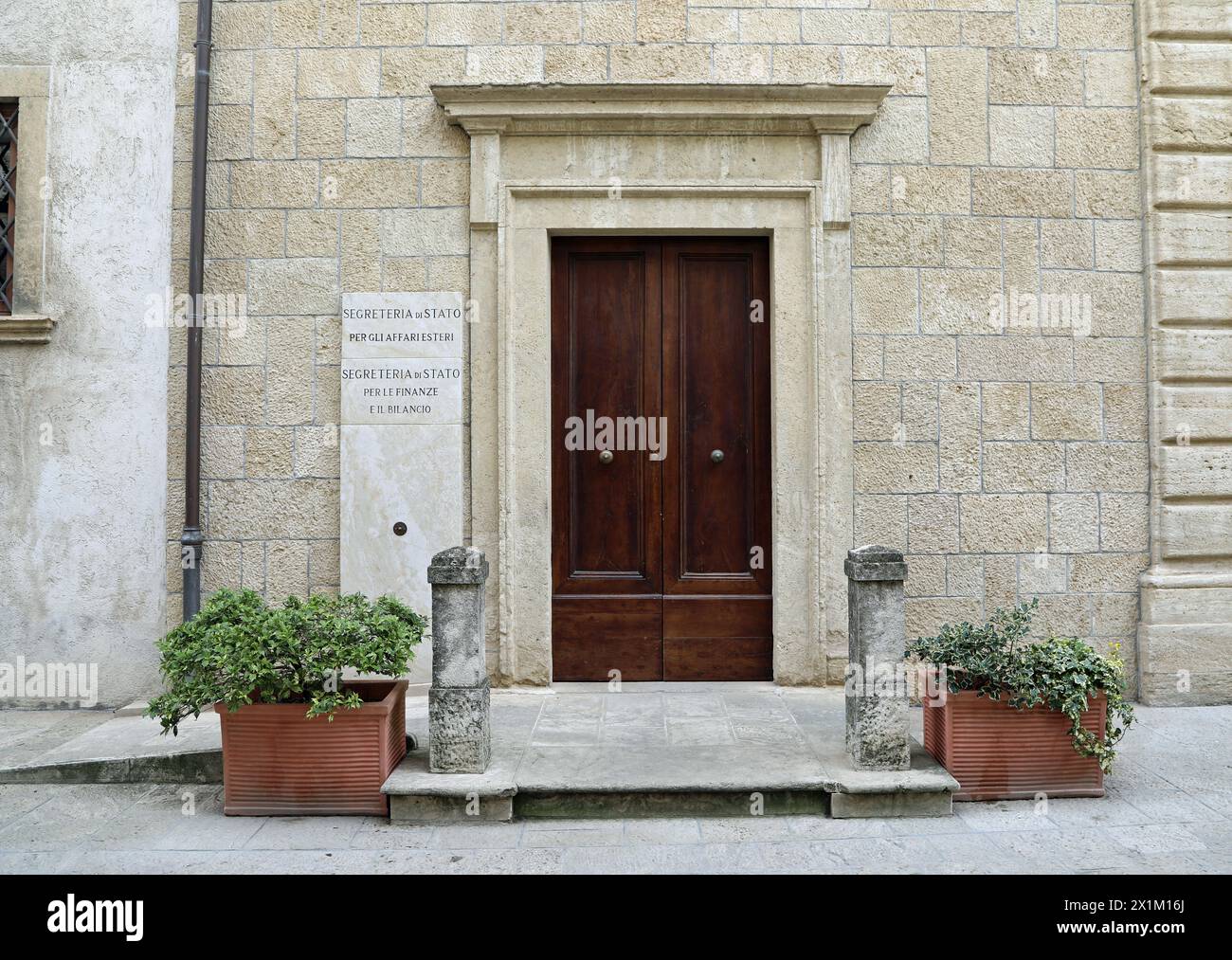 Immeuble de bureaux à Saint-Marin Banque D'Images