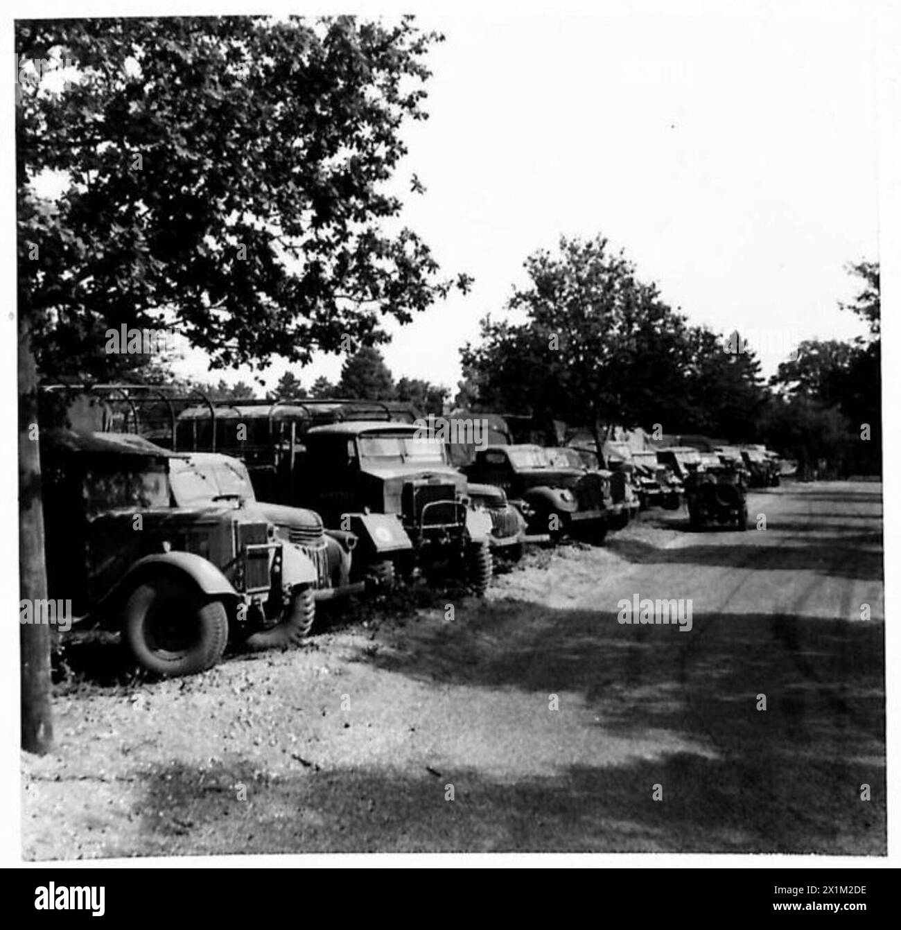 MISSION SPÉCIALE POUR W.S.7. - Camions lourds [divers] Burnham. No 2 V.R.d, armée britannique Banque D'Images
