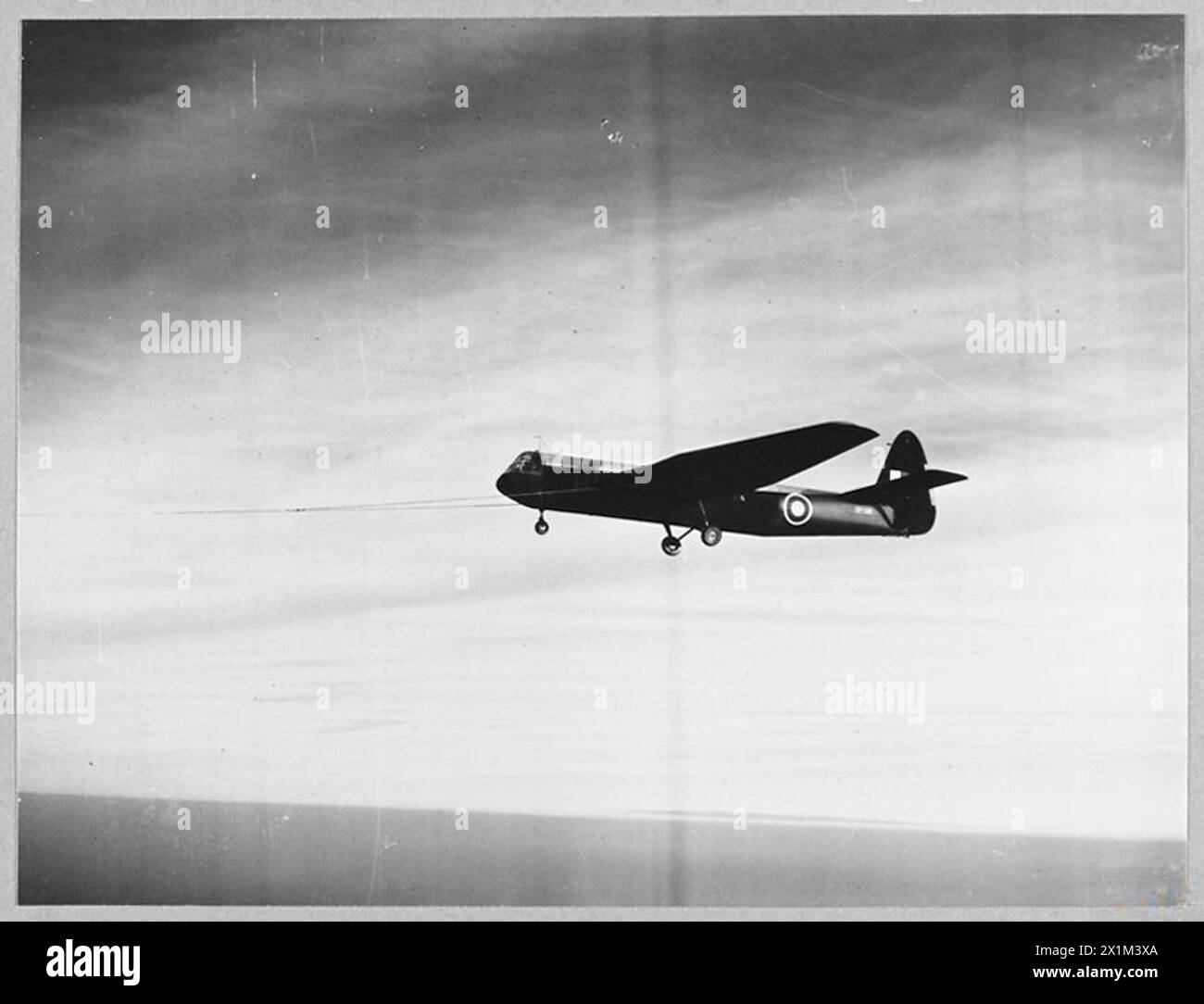 L'Airspeed Horsa est un planeur de transport de troupes et de marchandises utilisé pendant la seconde Guerre mondiale pour transporter des soldats et du matériel dans les zones opérationnelles. Banque D'Images