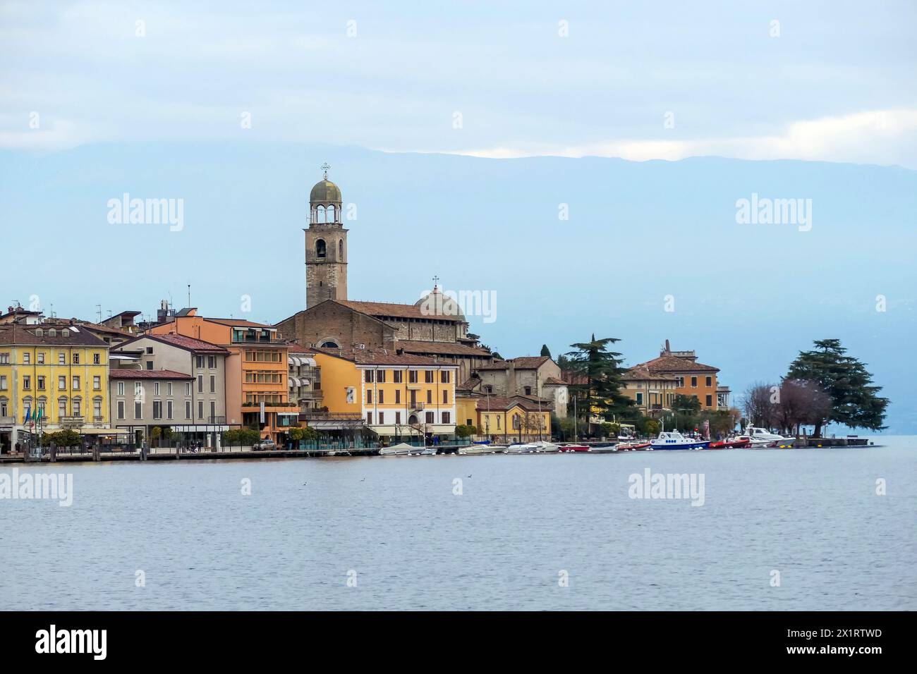 Lombardie en Italie : la ville de Salo Banque D'Images
