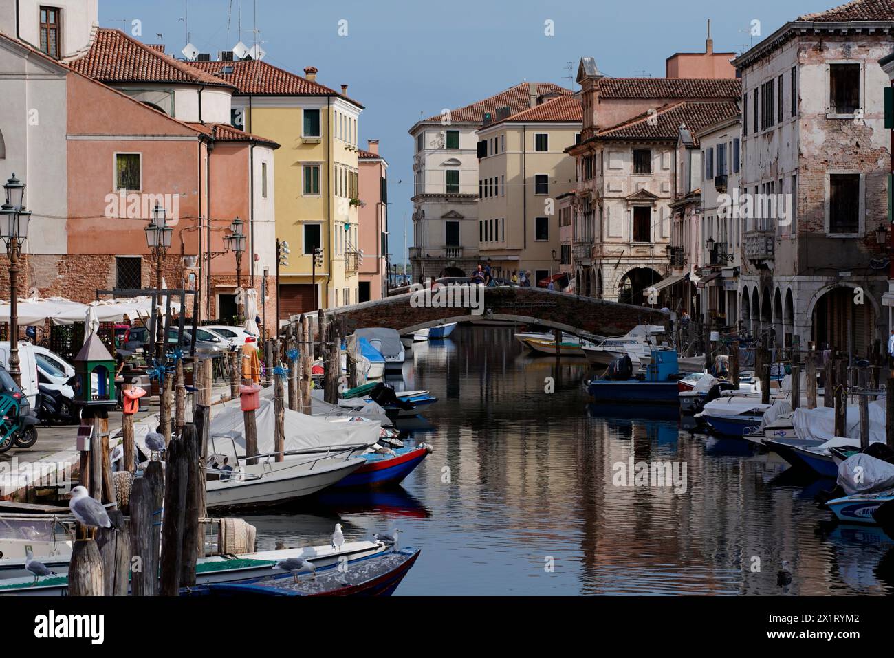 Chioggia, région Vénétie, ville métropolitaine Venise, Italie, Europe Banque D'Images