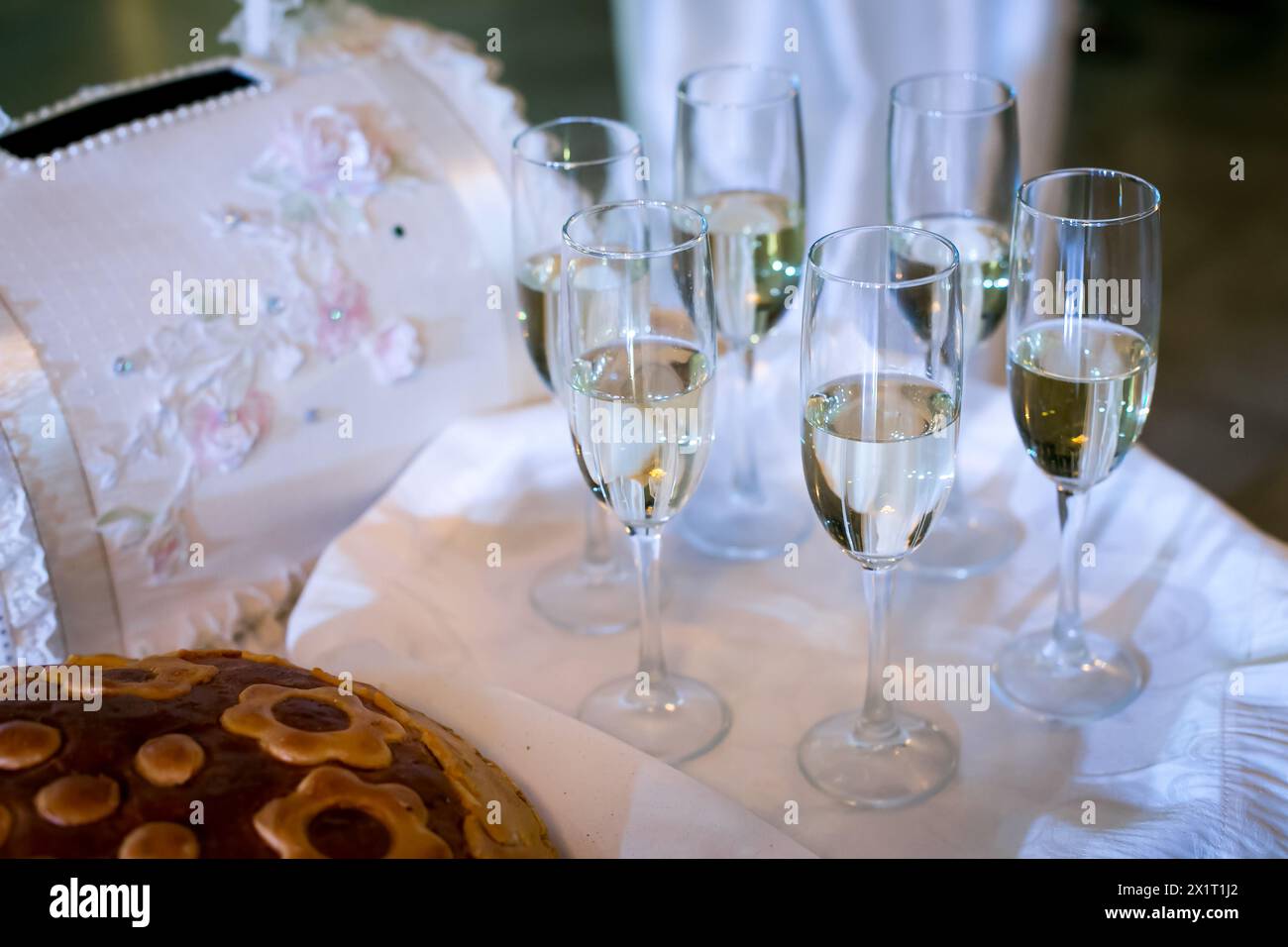 buffets, hors-d'œuvre, table de mariage Banque D'Images