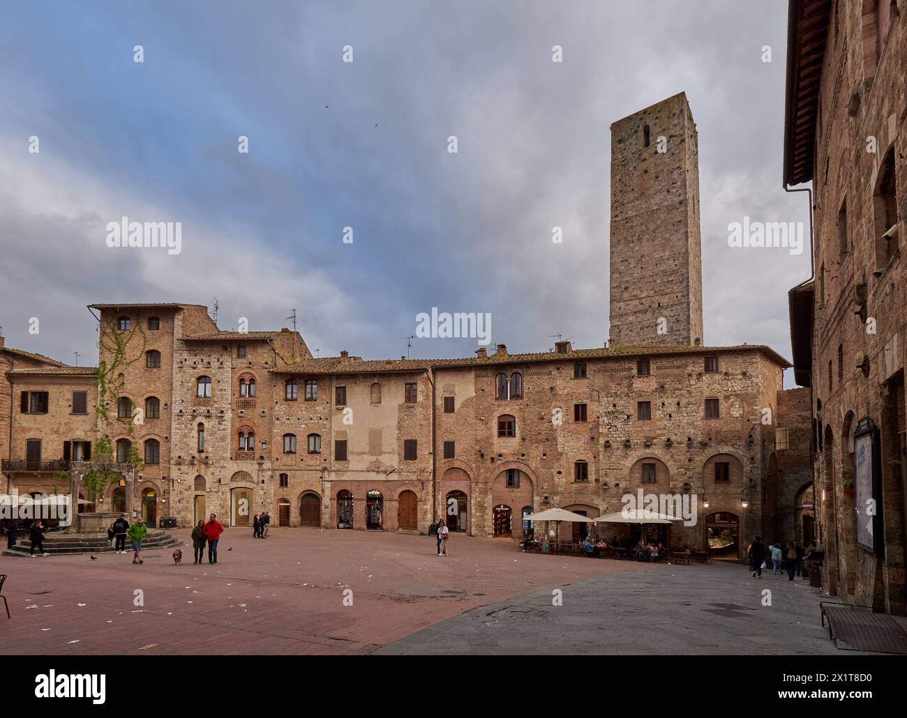 San Gimignano, Toscane Banque D'Images