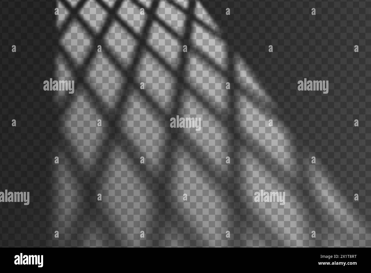 Superposition d'ombre à effet de lumière à partir d'un fond transparent isolé de vitrail. Illustration de Vecteur