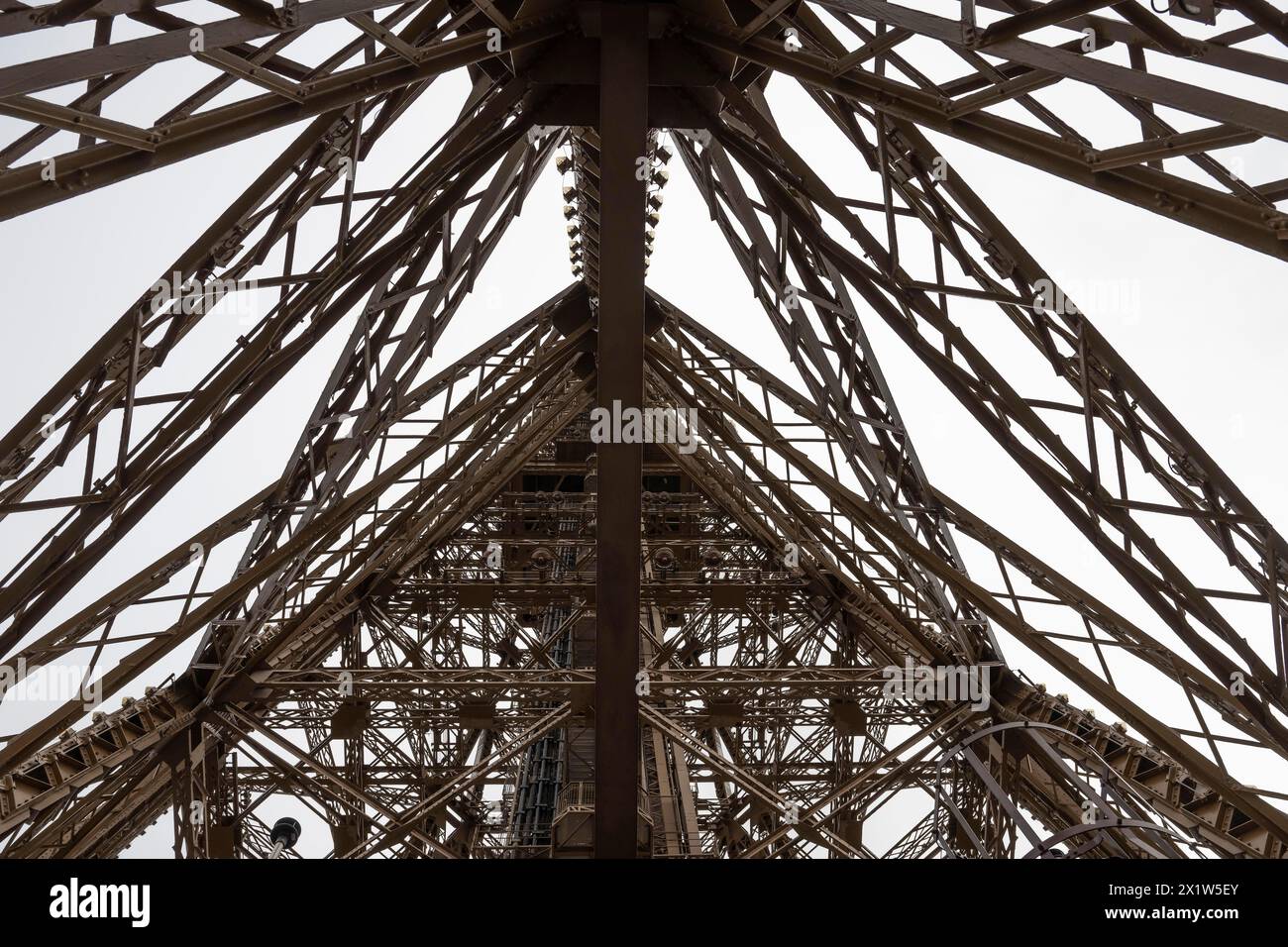 Tour Eiffel, gros plan, Paris, Ile-de-France, France Banque D'Images