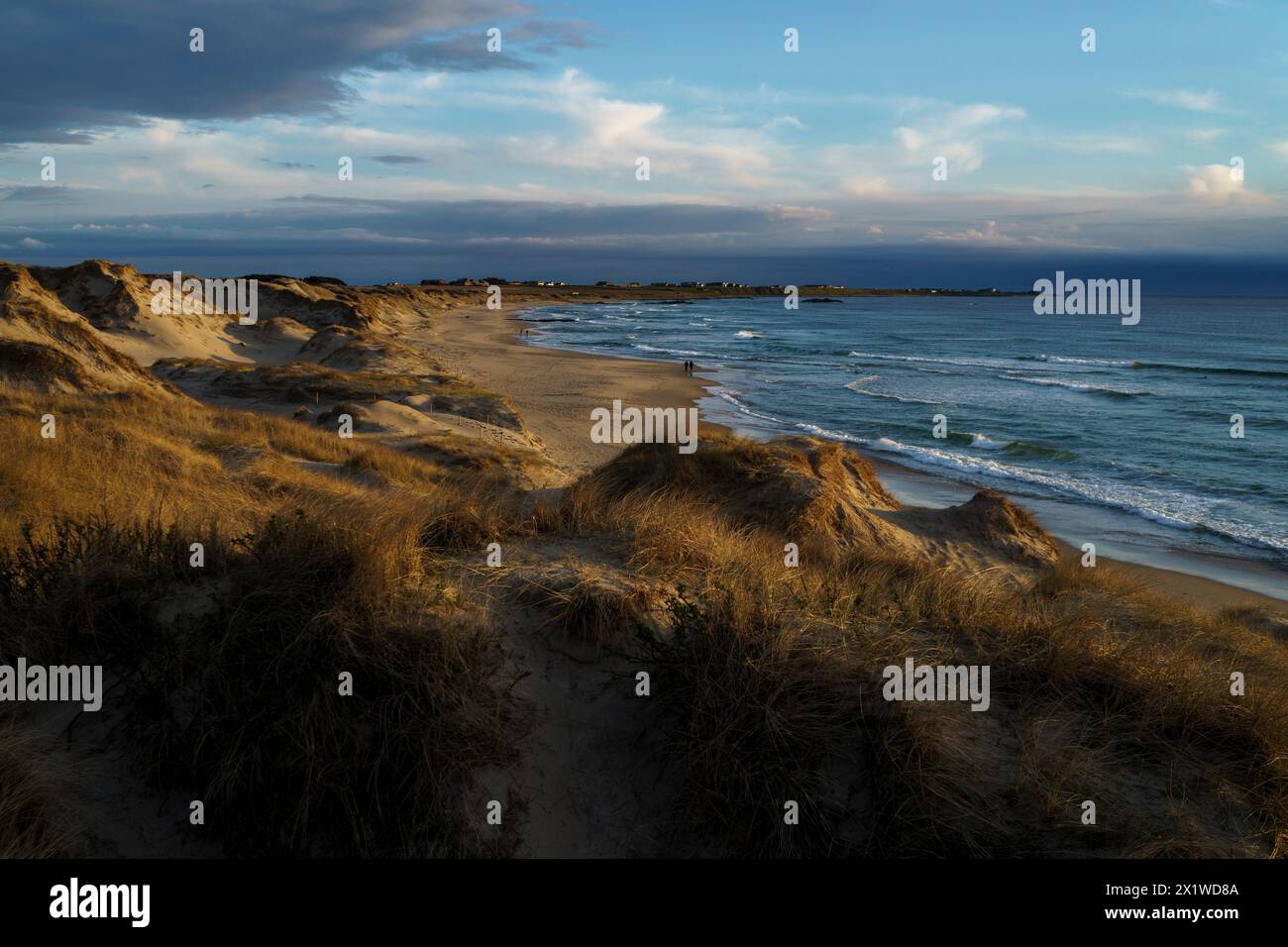 Bore 20240415.la plage Boresanden à Klepp, Jaeren. Photo : Cornelius Poppe / NTB Banque D'Images