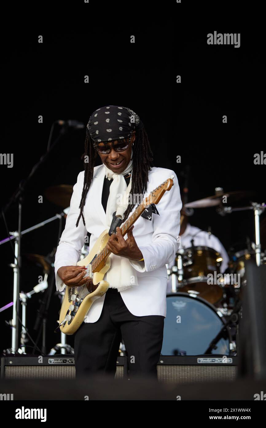 Nile Rodgers & Chic Banque D'Images