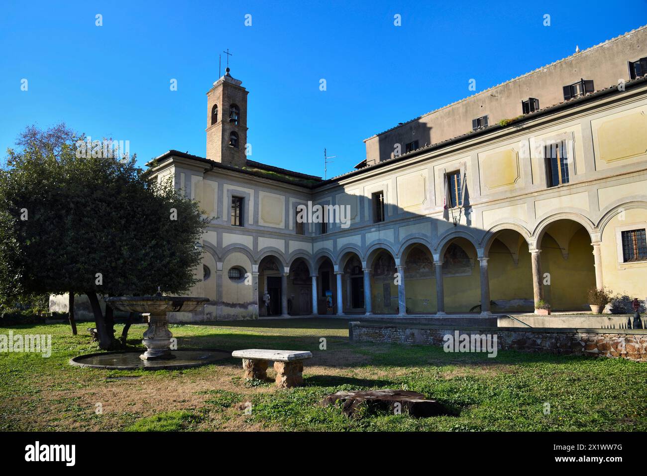 Église Sant'onofrio Al Gianicolo. Rome. Lazio. Italie Banque D'Images