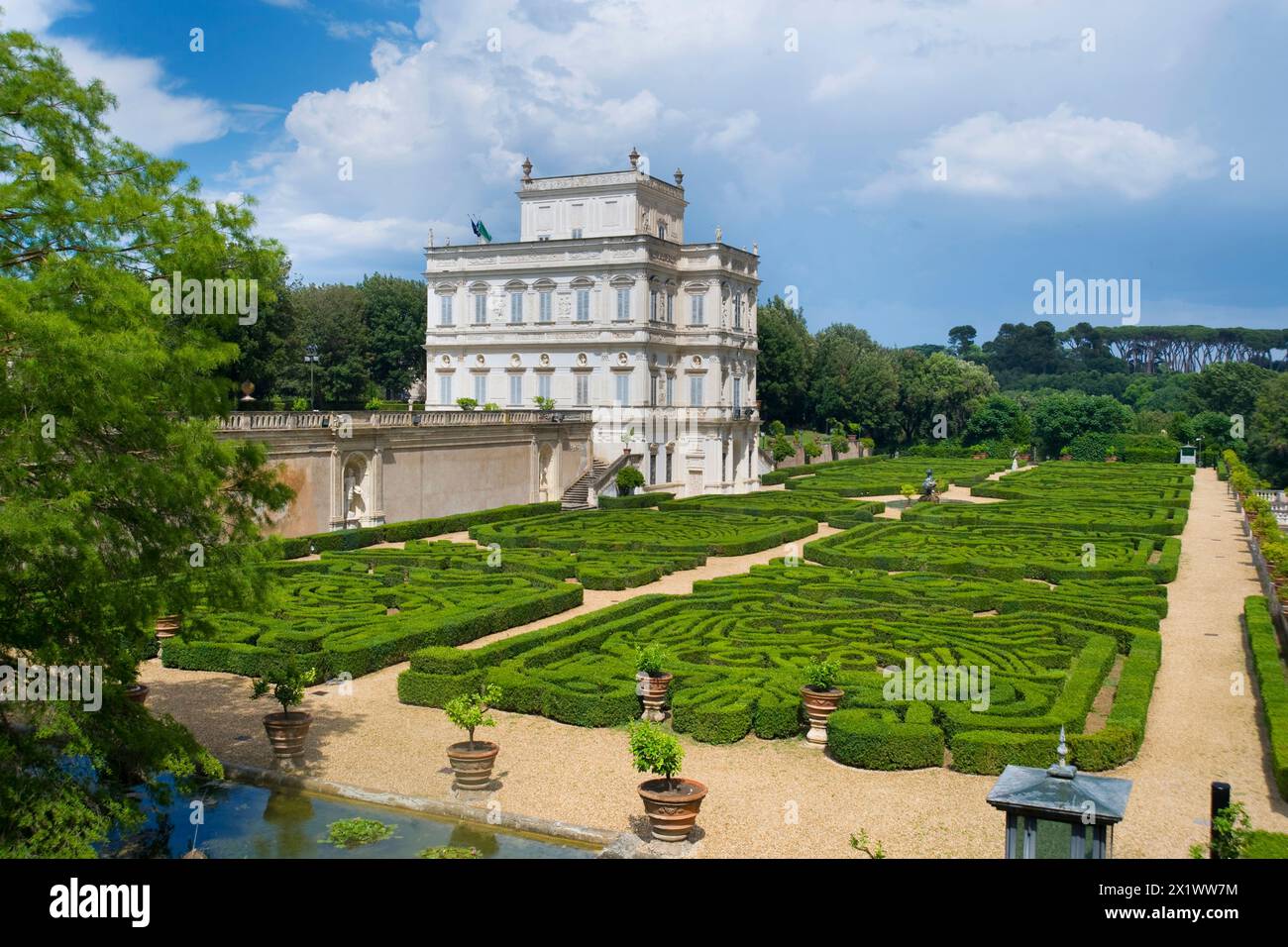 Casino Del Bel Re3spiro. Villa Pamphili. Rome. Lazio. Italie Banque D'Images