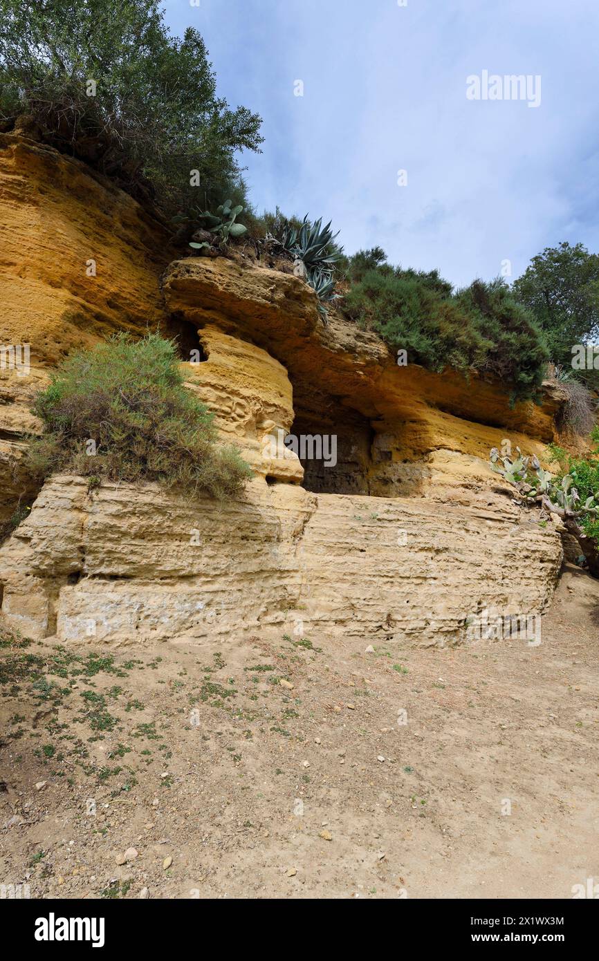 Jardin de la Kolymbethra. Vallée des temples. Agrigento. Sicile. Italie Banque D'Images