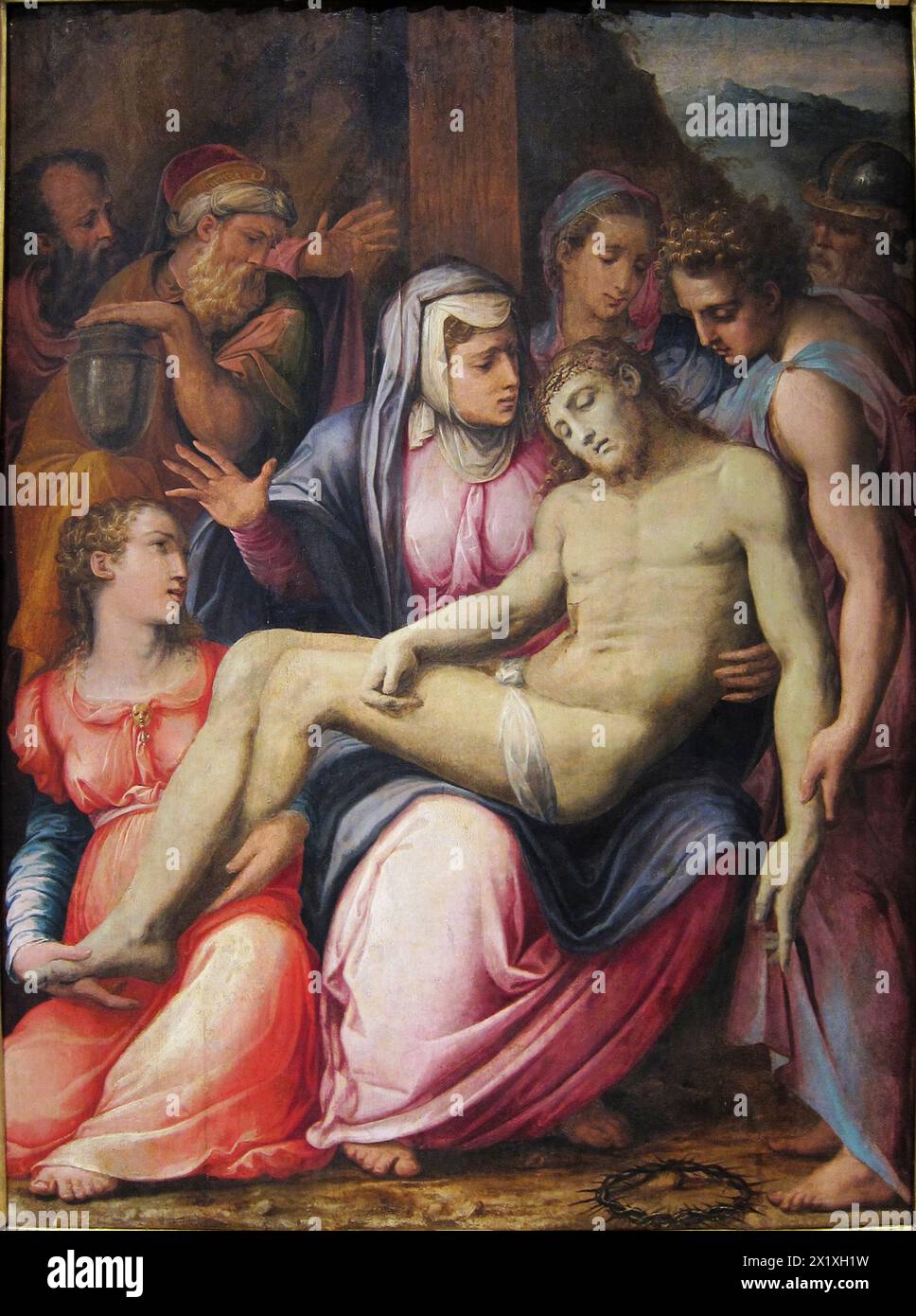 Pieta Giorgio Vasari Banque D'Images