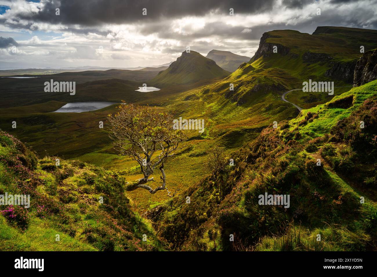 The Quiraing, île de Skye, Écosse, Royaume-Uni Banque D'Images