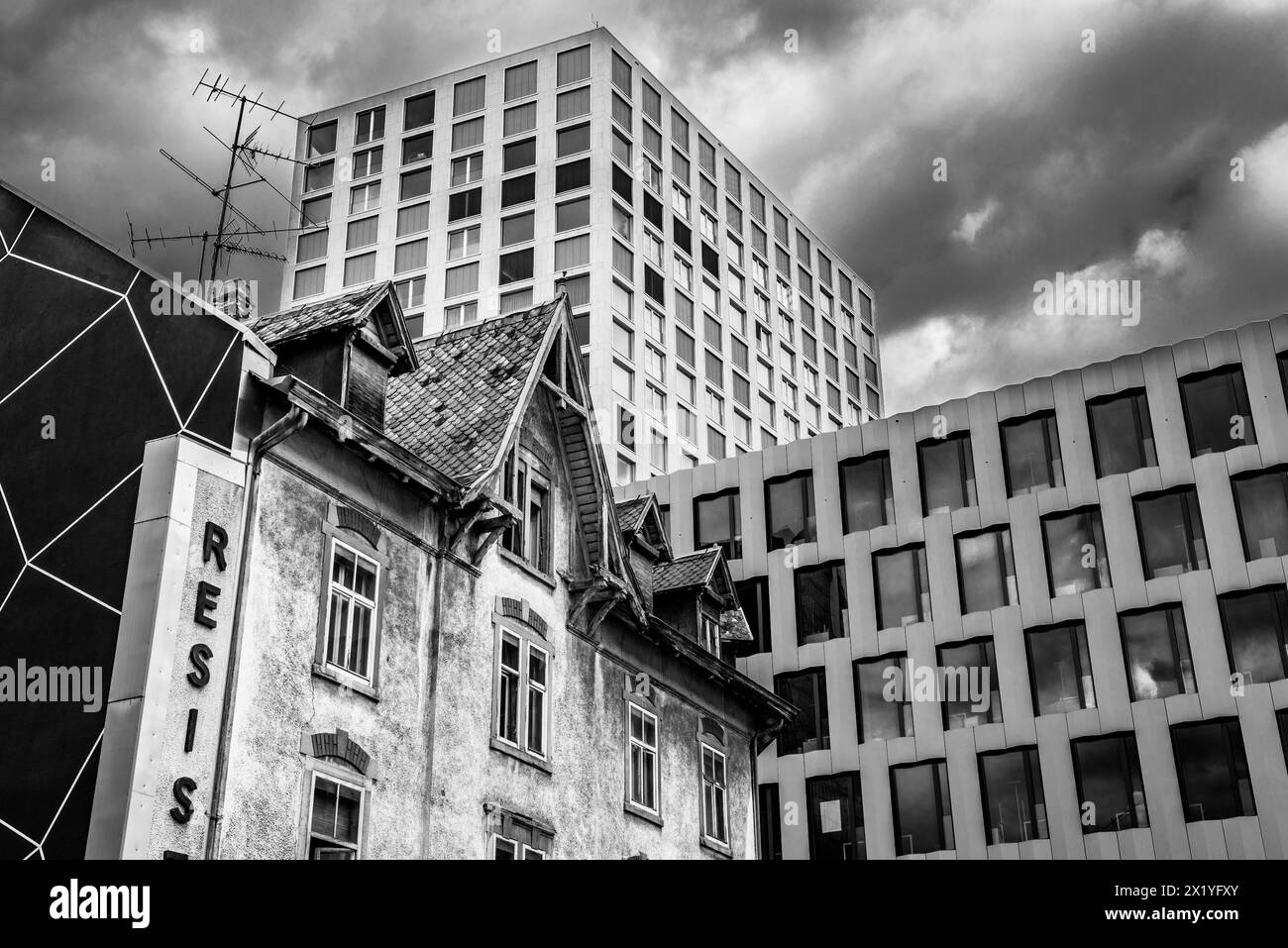 David contre Goliath ; Suisse, Canton de Zurich, Zurich Banque D'Images