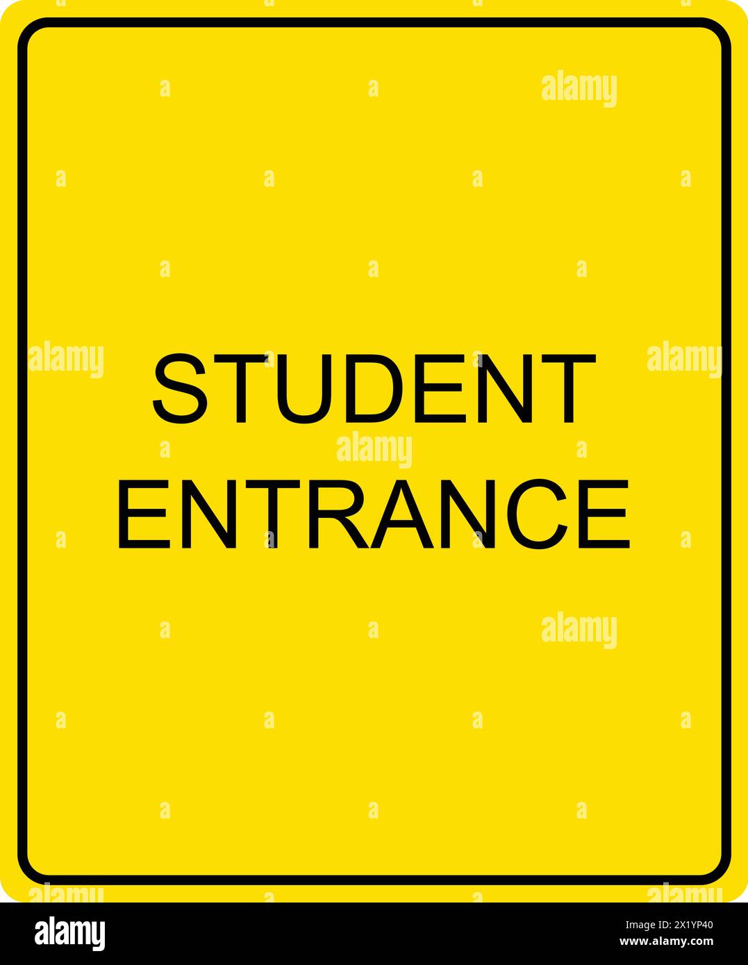 conception d'illustration vectorielle d'icône de ligne d'entrée d'école Illustration de Vecteur