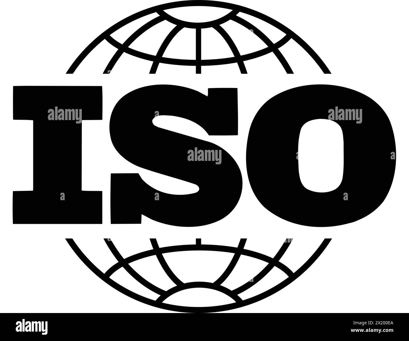 Certificat d'entreprise certifié ISO 9001:2015 vecteur noir, certificat de qualité, certification de marque iso Illustration de Vecteur