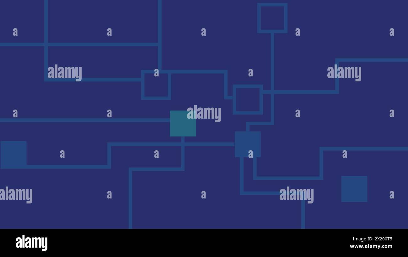 Technologie futuriste, modèle de concept numérique avec éclairage brillant, fond de circuit numérique, technologie ai avec Path Illustration de Vecteur