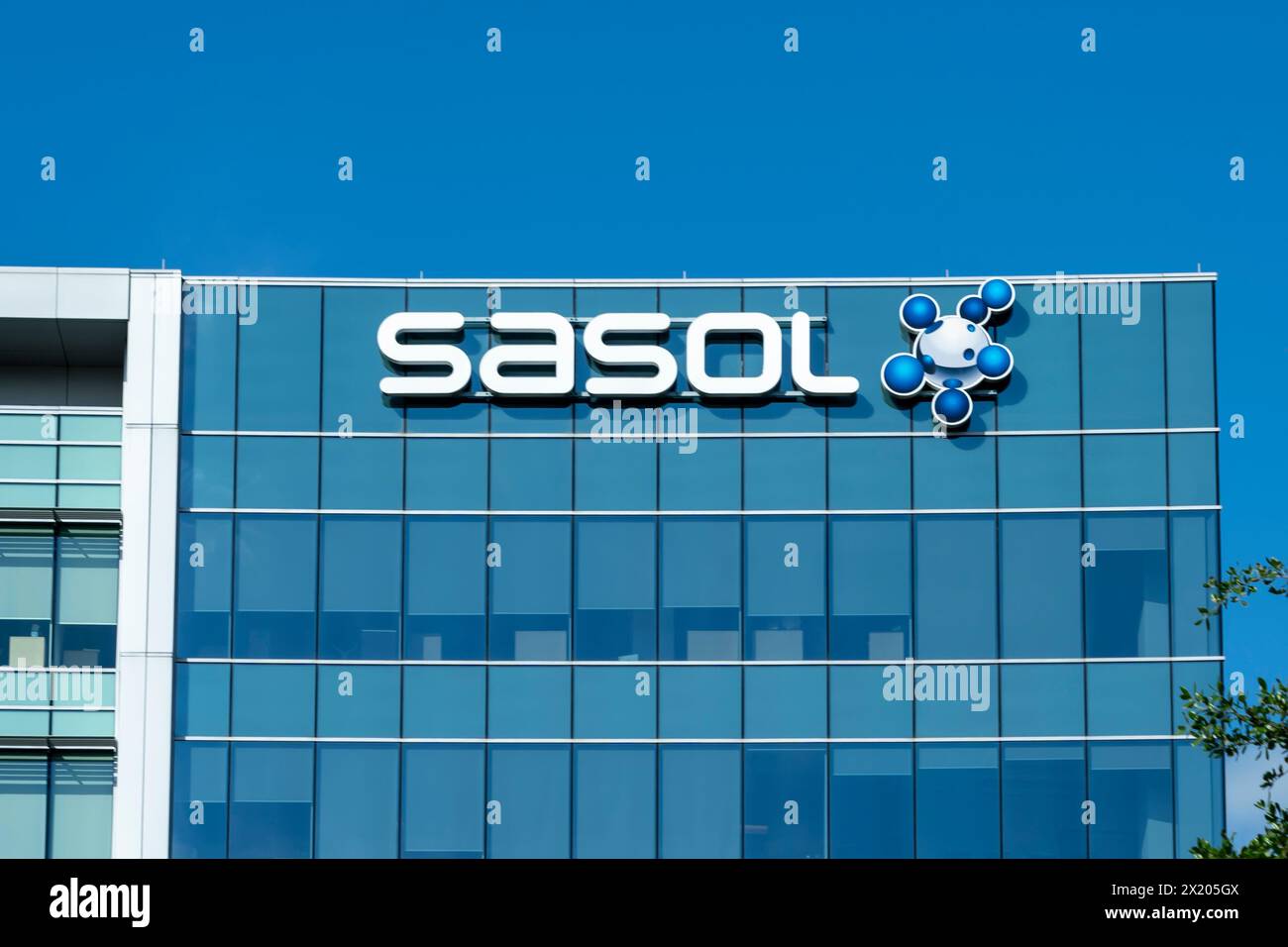 Sasol North America siège social à Houston, TX, États-Unis. Banque D'Images
