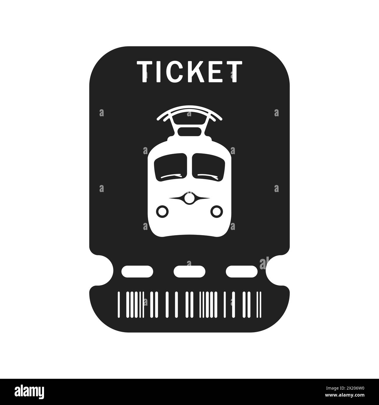 Vecteur de billet de ville. Billet touristique pour le métro. Réservation d'un billet de voyage. Icône noire de la carte d'embarquement. Document d'enregistrement des passagers, pass de tramway. Illustration de Vecteur