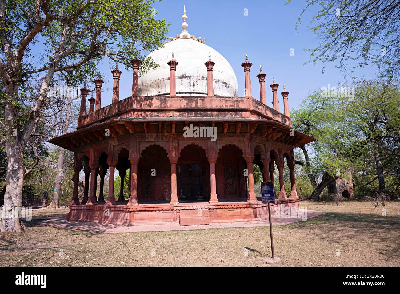 Sandali Begum Saheli Burj ou la mosquée de bois de santal près du Taj Mahal, Agra, Uttar Pradesh, Inde Banque D'Images