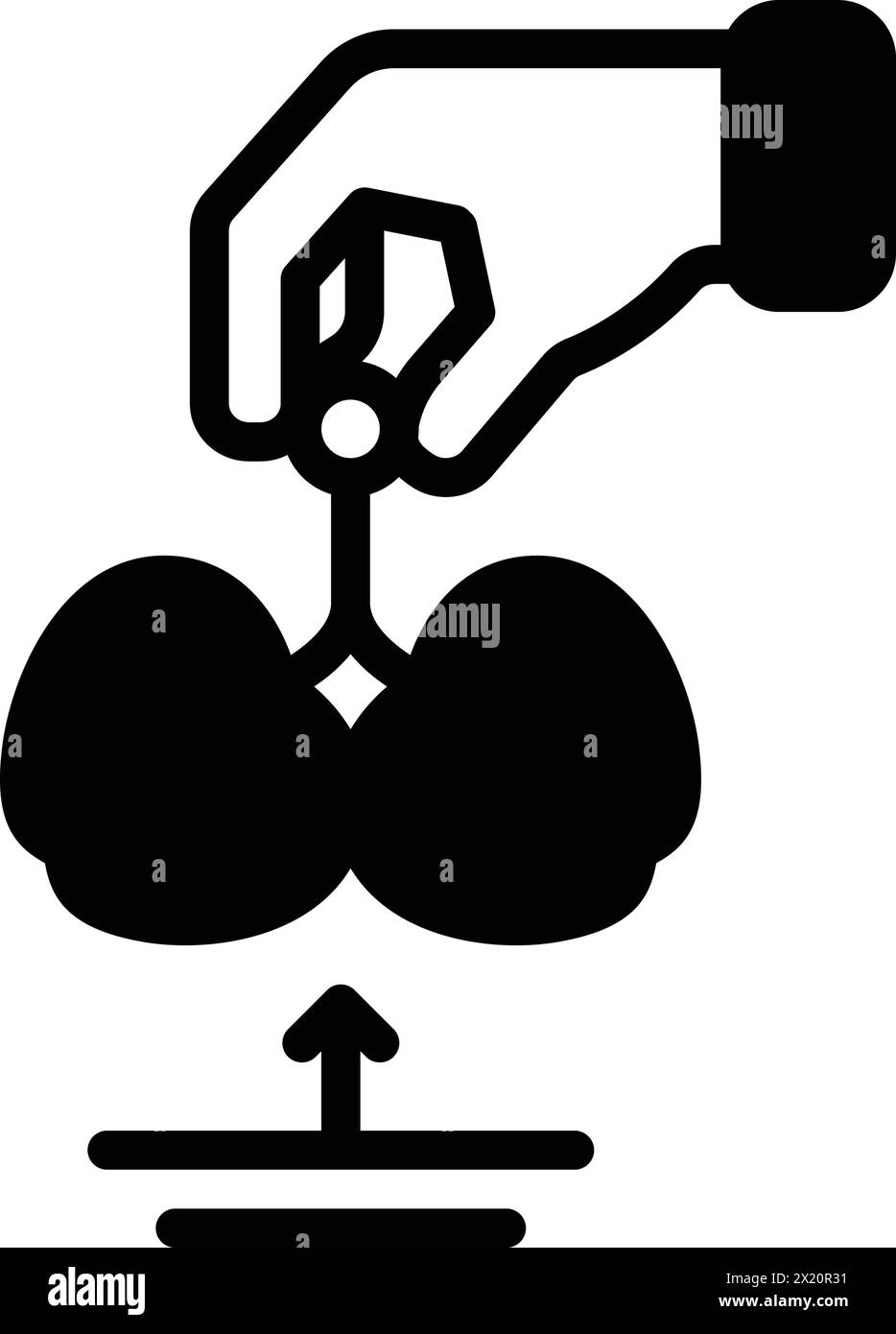 Icône de ramassage, ramassage Illustration de Vecteur