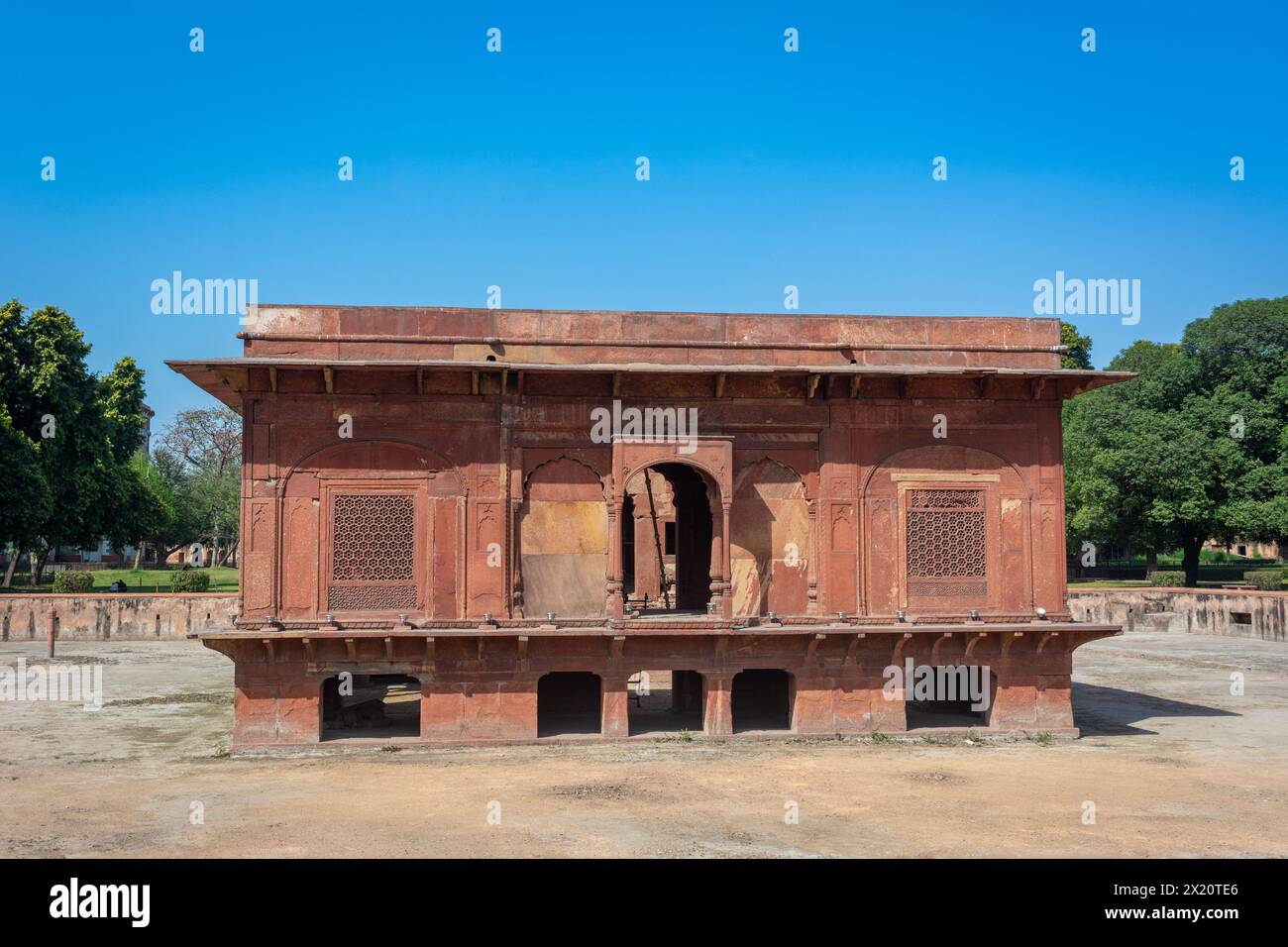 Zafar Mahal à Delhi, Inde. Site classé au patrimoine mondial de l'UNESCO Banque D'Images