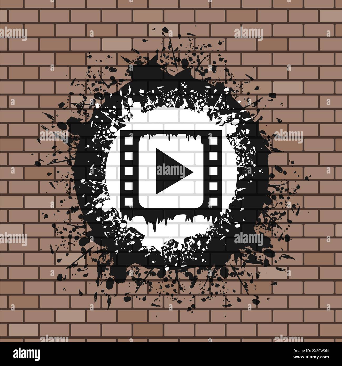 symbole cinématographique imaginatif Illustration de Vecteur symbole cinématographique imaginatif Illustration de Vecteur