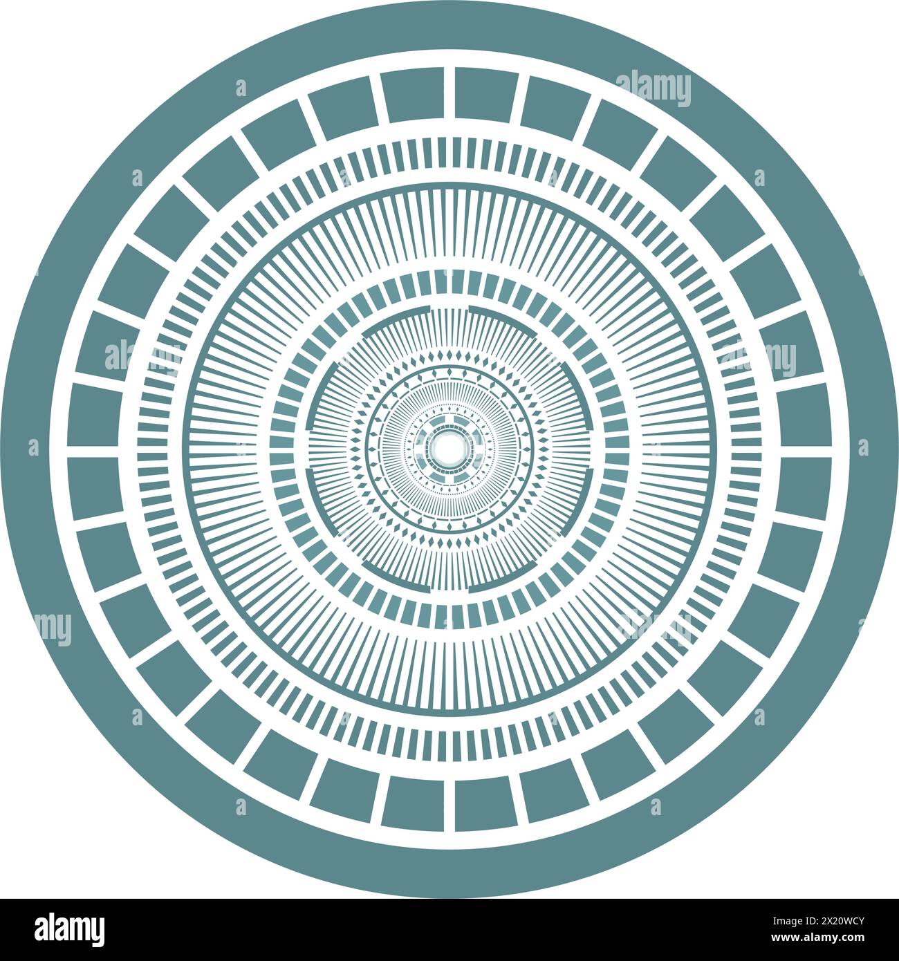 arrière-plan du cercle créatif Illustration de Vecteur