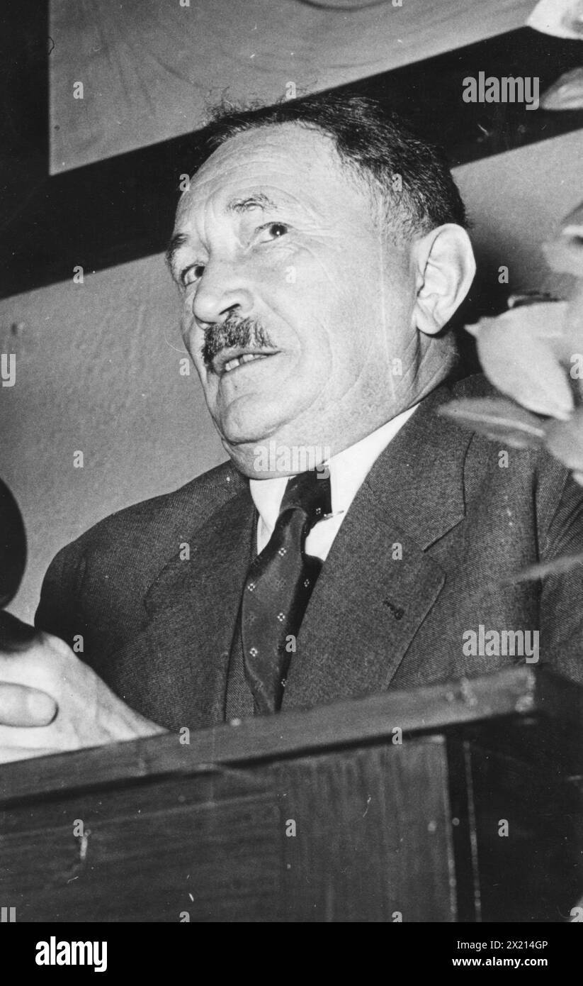 Storch, Anton Valentin, 1.4.1892 - 26.11.1975, homme politique allemand (Union chrétienne-démocrate), ADDITIONAL-RIGHTS-LEARANCE-INFO-NOT-AVAILABLE Banque D'Images