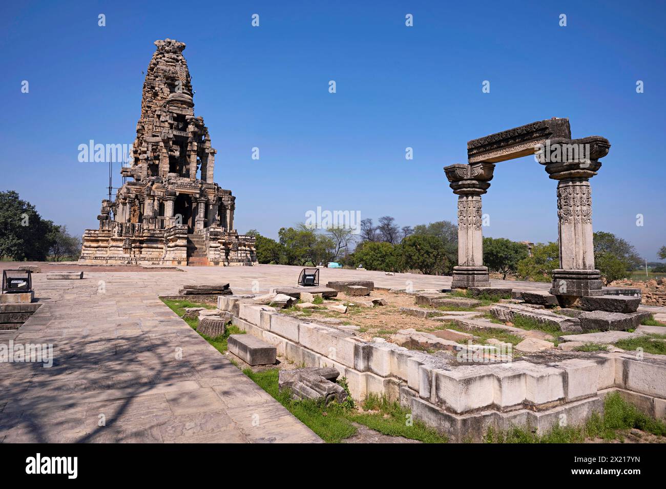 Temple de Kakanmath, Bawadipura, Madhya Pradesh, Inde Banque D'Images
