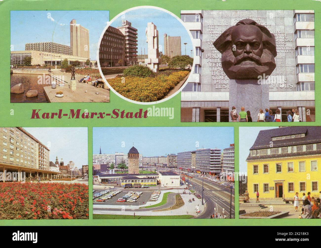 Deutschland, villes et communes, Hôtel municipal de Chemnitz (Karl-Marx-Stadt), ADDITIONAL-RIGHTS-CLEARANCE-INFO-NOT-AVAILABLE Banque D'Images