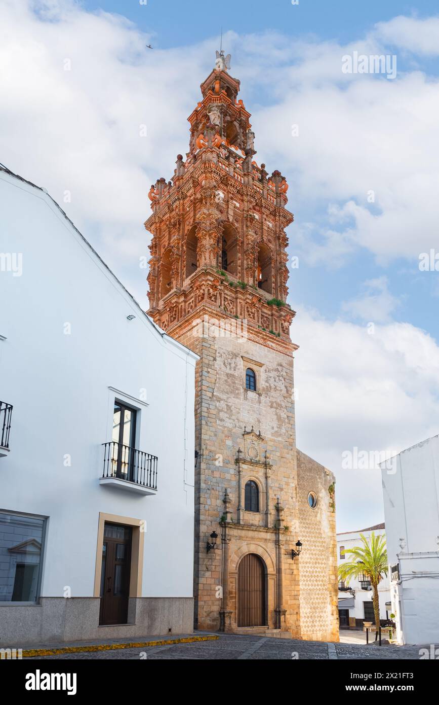 Église Saint Michel l'Archange, Jerez de los Caballeros, Badajoz, Espagne Banque D'Images